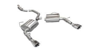 Chrysler 200 Performance Exhaust - Dual Rear Exit - CORSA Performance - Sport Cat-Back - Polished - `11-`14
